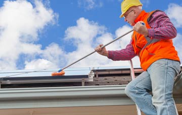 Little Raveley soft wash roof cleaning